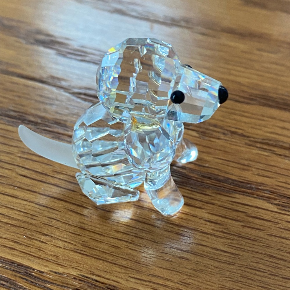 Swarovski Beagle Puppy Dog Figurine With Original Box & COA 7619 NR 000 001